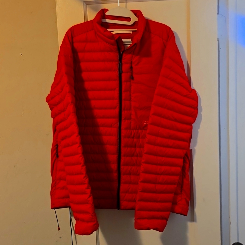 Orange Down Jacket